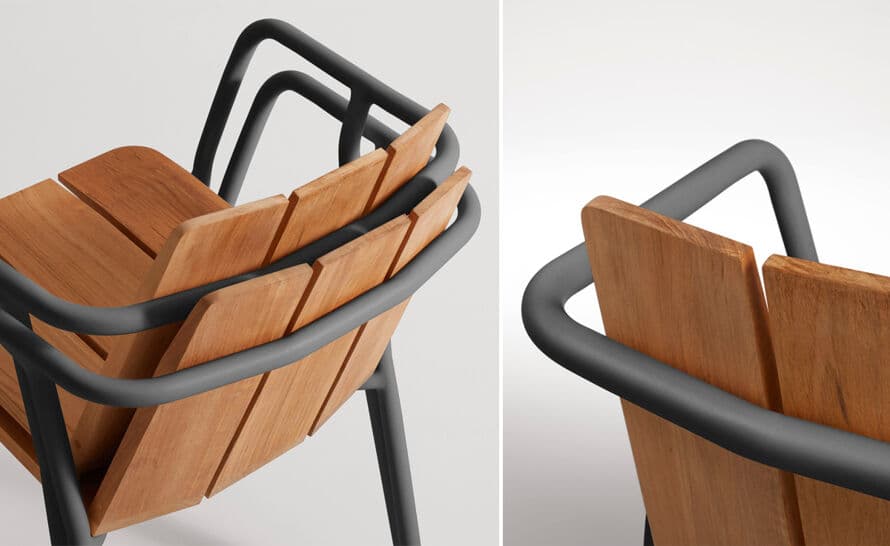 offline outdoor dining chair