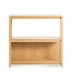 open plan small low bookcase by blu dot