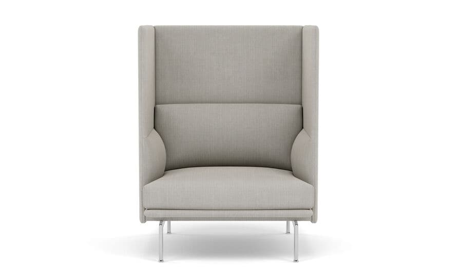 outline highback sofa 1 seater