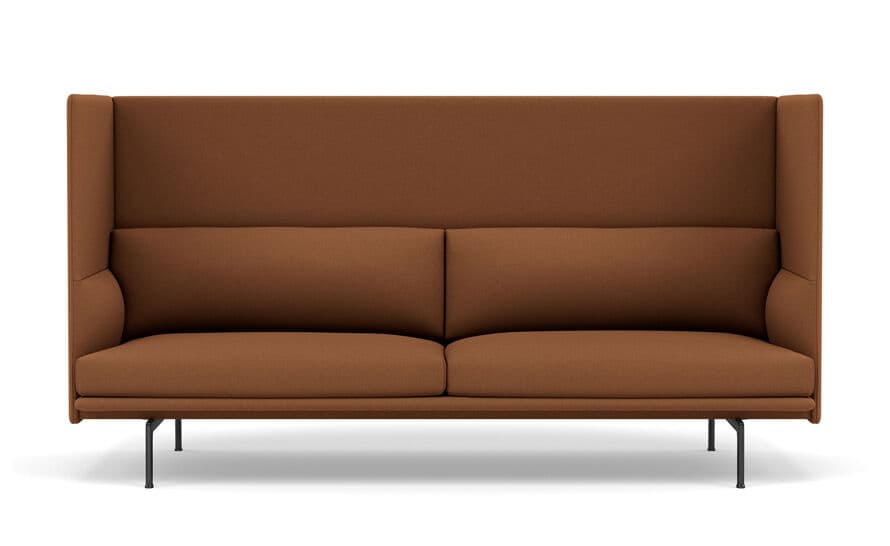 outline highback sofa 3 seater