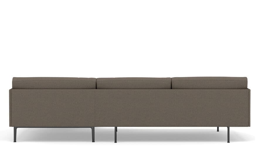 outline sofa with chaise longue