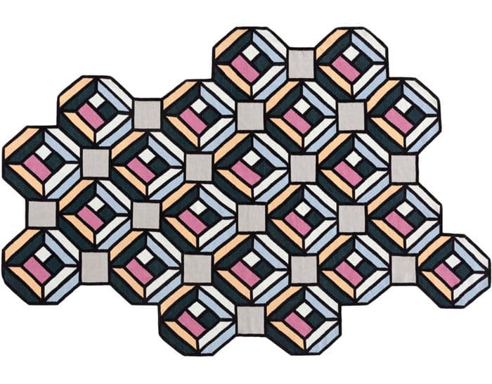 parquet tetragon rug