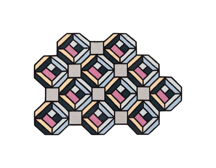 parquet tetragon rug