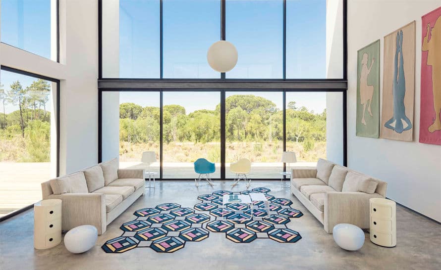 parquet tetragon rug