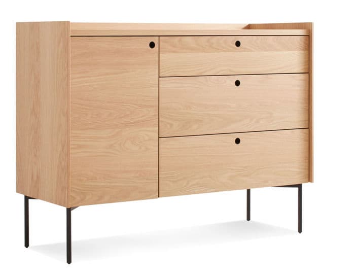 peek 1 door / 3 drawer credenza