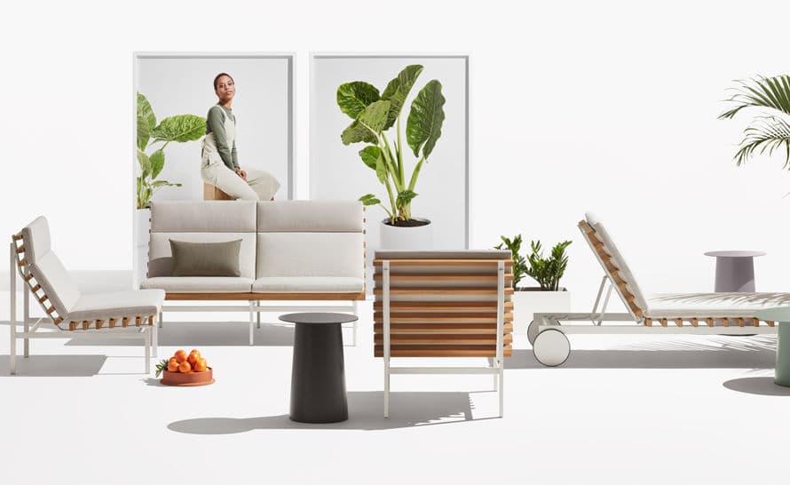 perch outdoor sun lounger