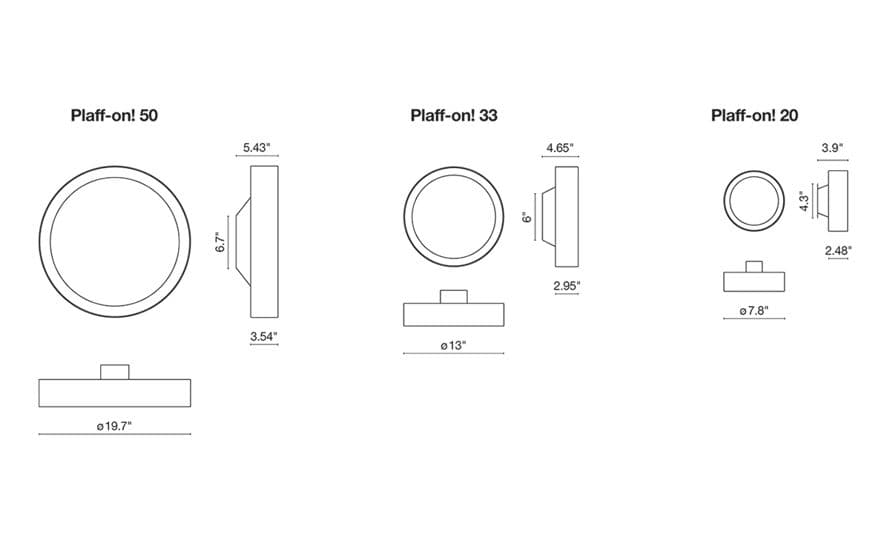 plaff-on! wall/ceiling lamp
