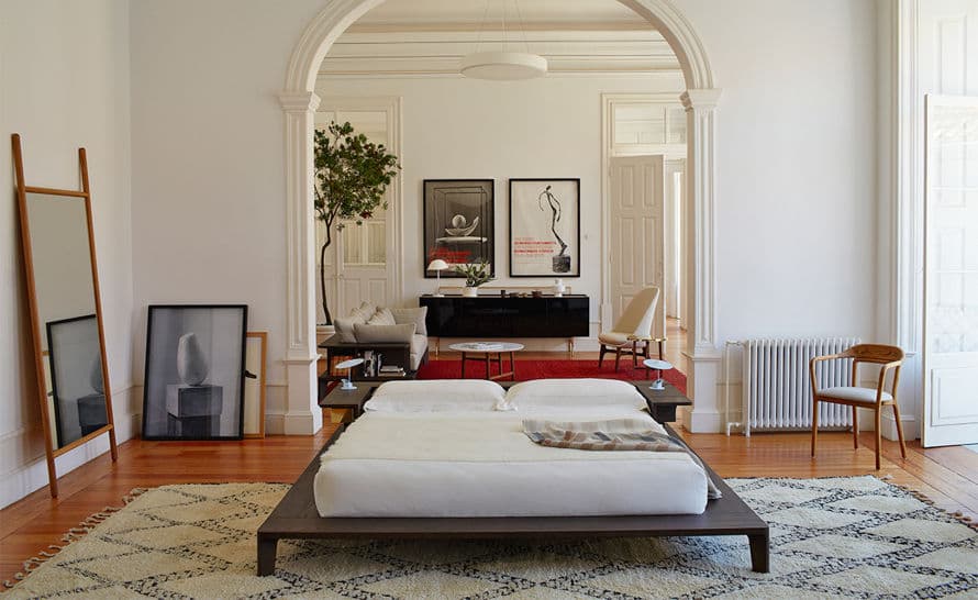 platform king bed 758