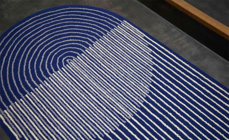ply blue rug