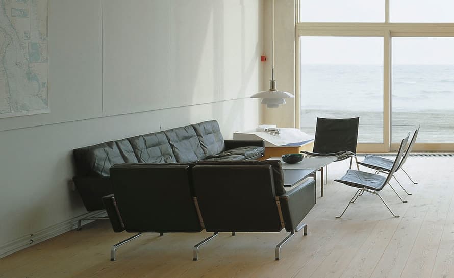 poul kjaerholm pk31 three seat sofa