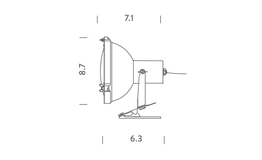 Projecteur 165 Clip Table Lamp