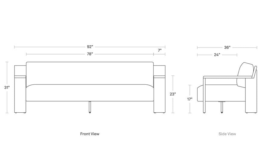 Ridge Outdoor Sofa