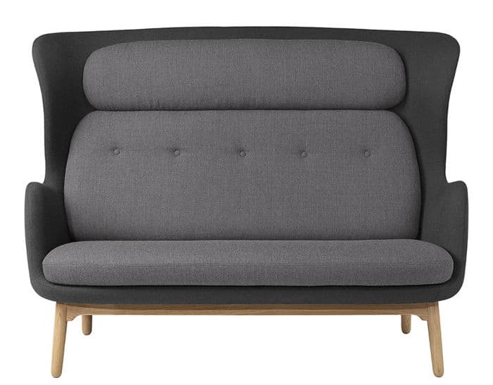 ro sofa with wood base