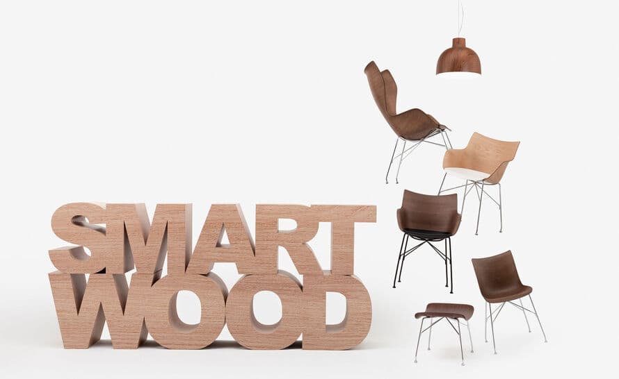 s/wood ottoman