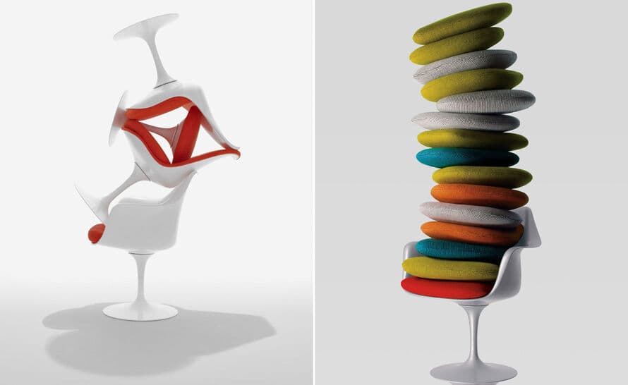 saarinen tulip stool