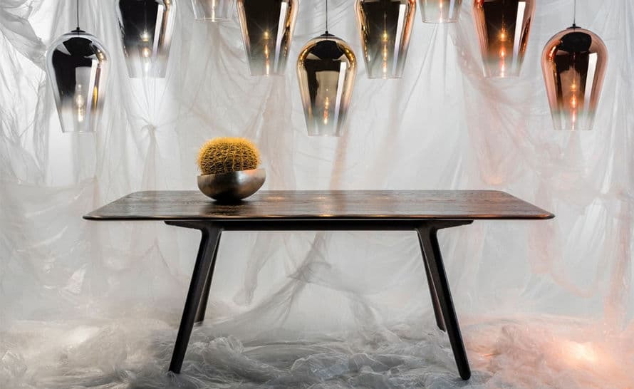 slab rectangular dining table