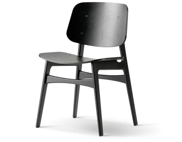 soborg wood base chair