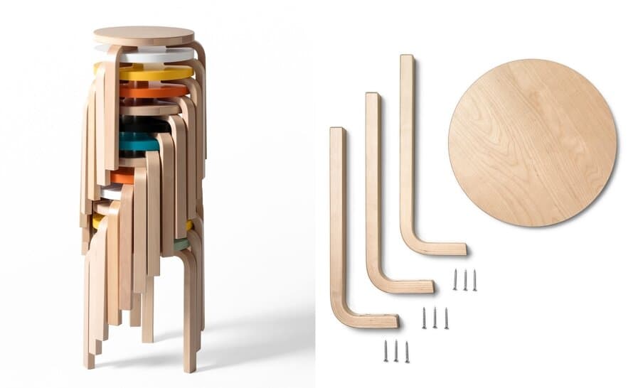 alvar aalto stool 60