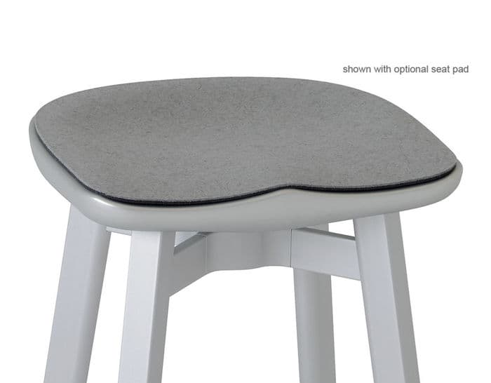 su small stool with eco concrete seat