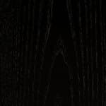 102" length - brown/black stained ash