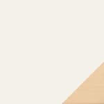 small - white laminated / white cable (4201)