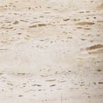 23.6" diameter - stone / neutral white travertine