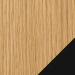 symmetric fin base - black / oak platform - blonde M71