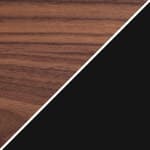 walnut top - 870 finish / matte black base, flute, & stem
