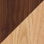 oak frame / walnut seat & back - lacquered