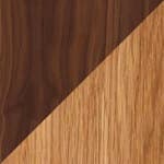 oak frame / walnut back - oiled