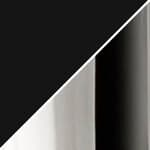 fixed height - black top / chromed base (KS12-LAMBL-PLAL)