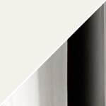 adjustable height - white top / chromed base (KS11-LAMWH-PLAL)