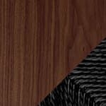 black papercord / walnut - oiled