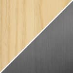 ash top - blonde M71 finish / brushed graphite base