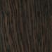 dark oak veneer top / deep black base - indoor