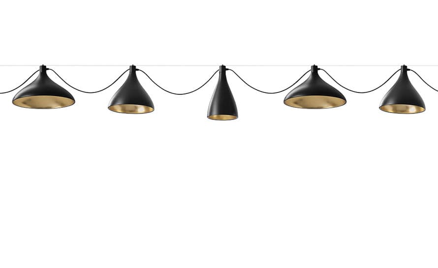 swell single string pendant lamp