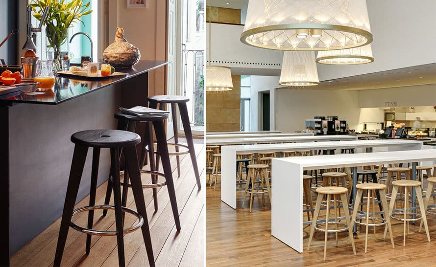 prouv&eacute; tabouret haut stool