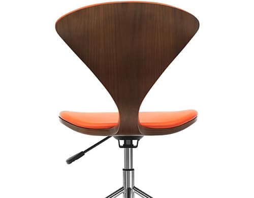 cherner task chair with upholstered seat & back