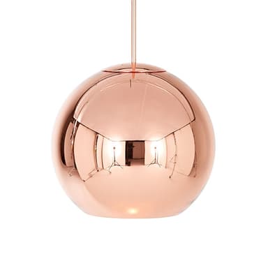 copper shade pendant light