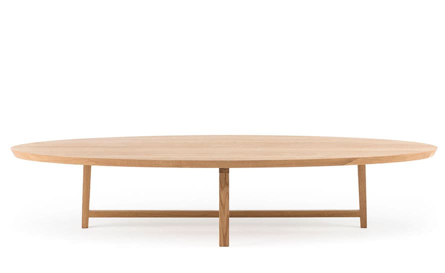 trio oval coffee table 754o