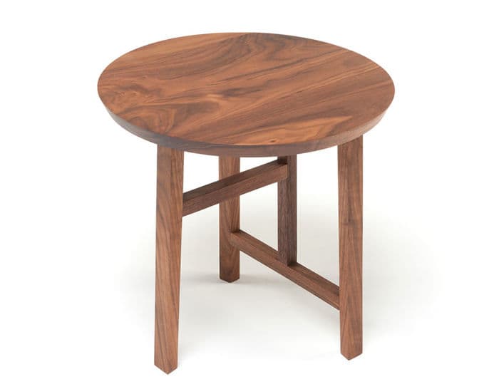 trio side table with wood top 754s