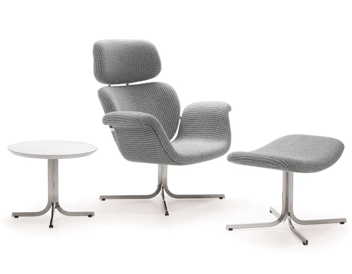 pierre paulin tulip chair & ottoman