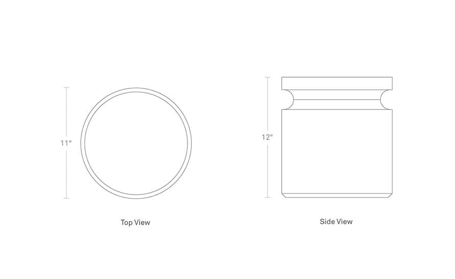 turn low side table