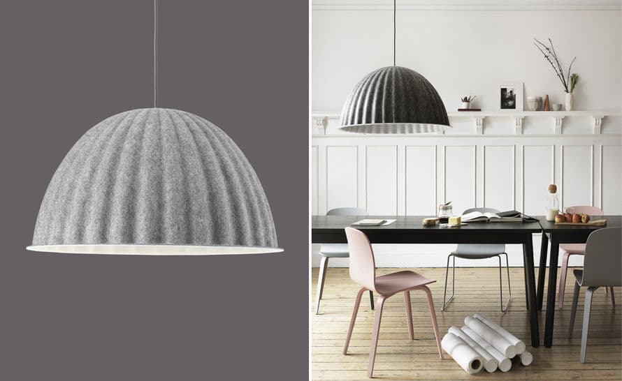 under the bell pendant lamp