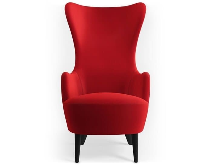 wingback lounge chair