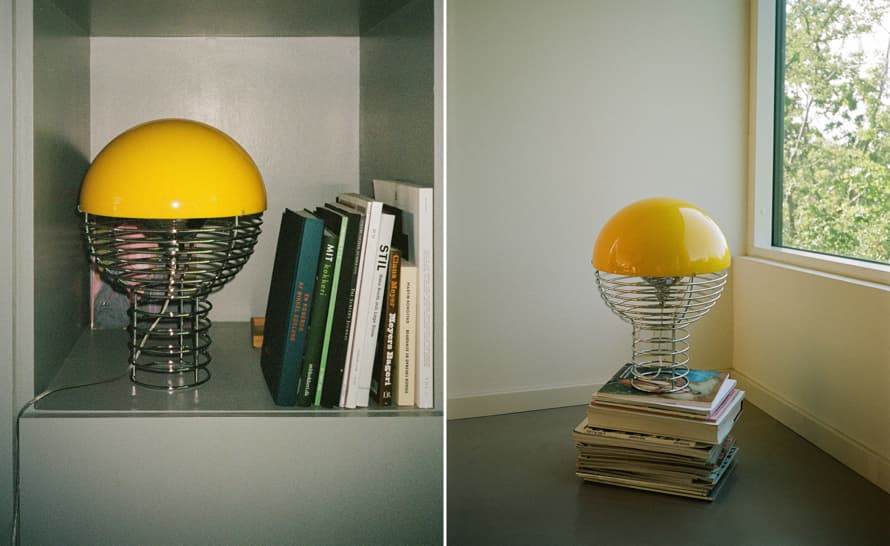 panton wire table lamp