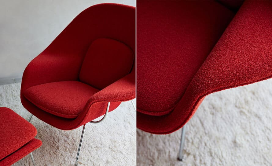 womb lounge chair & ottoman