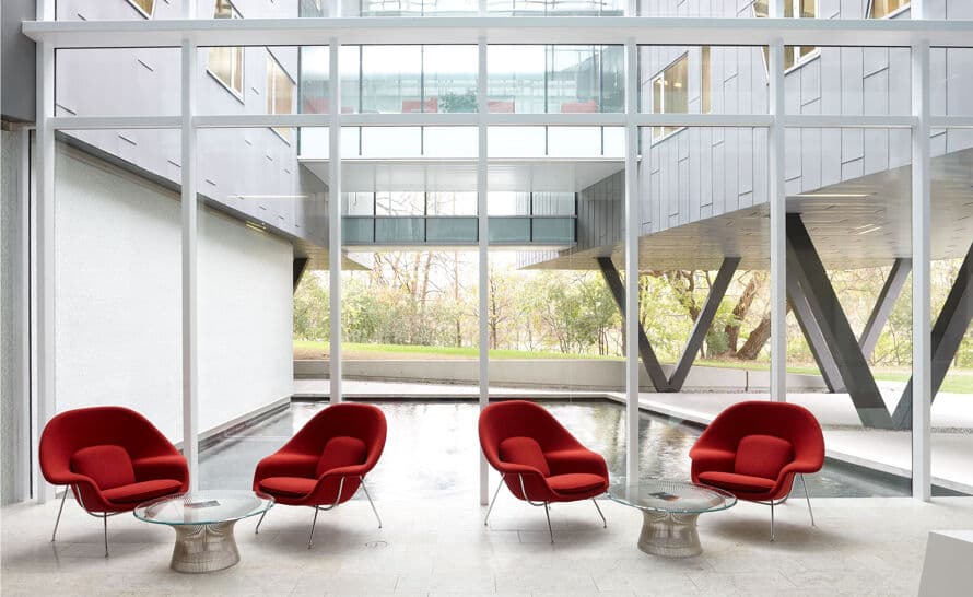 womb lounge chair & ottoman