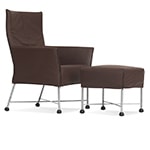 charly lounge chair & ottoman