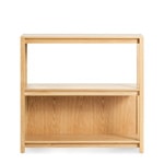 open plan small low bookcase by blu dot